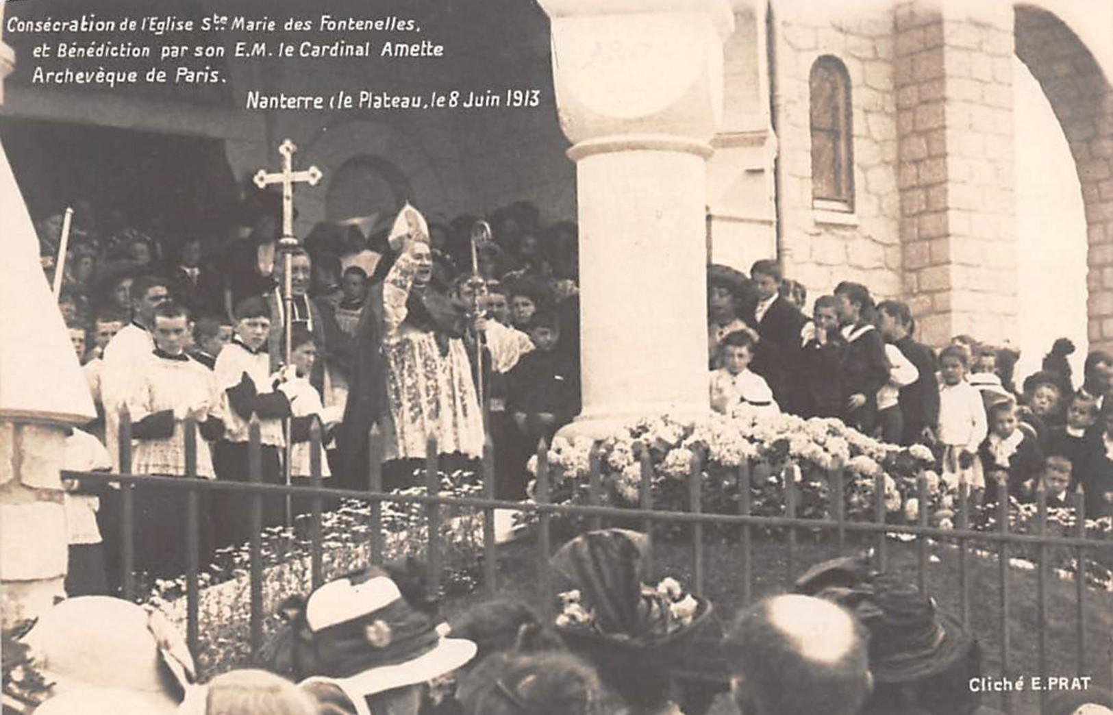 Eglise ste marie des fontenelles inauguration 1 recto 1913 2